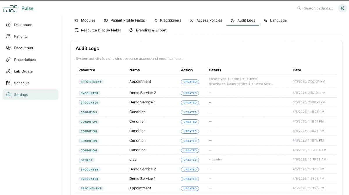 Audit Trail